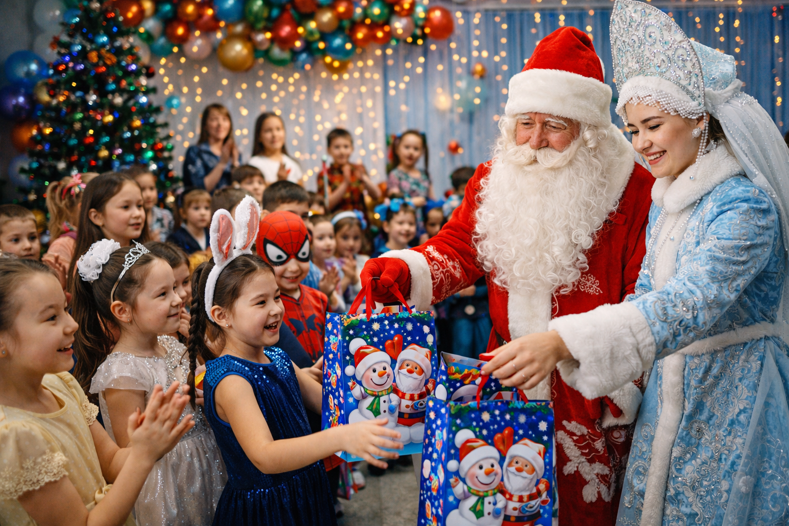 Жаңа жыл мерекесі балаларға қуаныш сыйлады